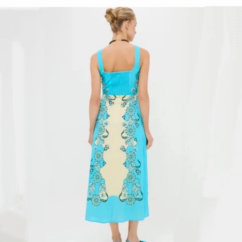 NWOT ANNA CATE Minnie Midi Dress Size XS in Coastal - Picture 4 of 11